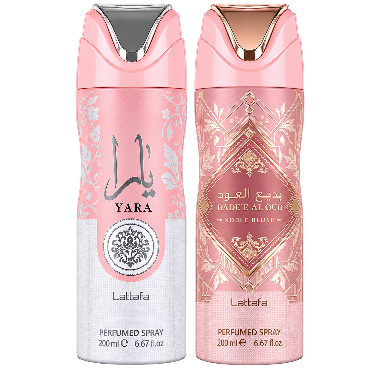 Kit Body Splash Yara e Noble Blush sem fundo