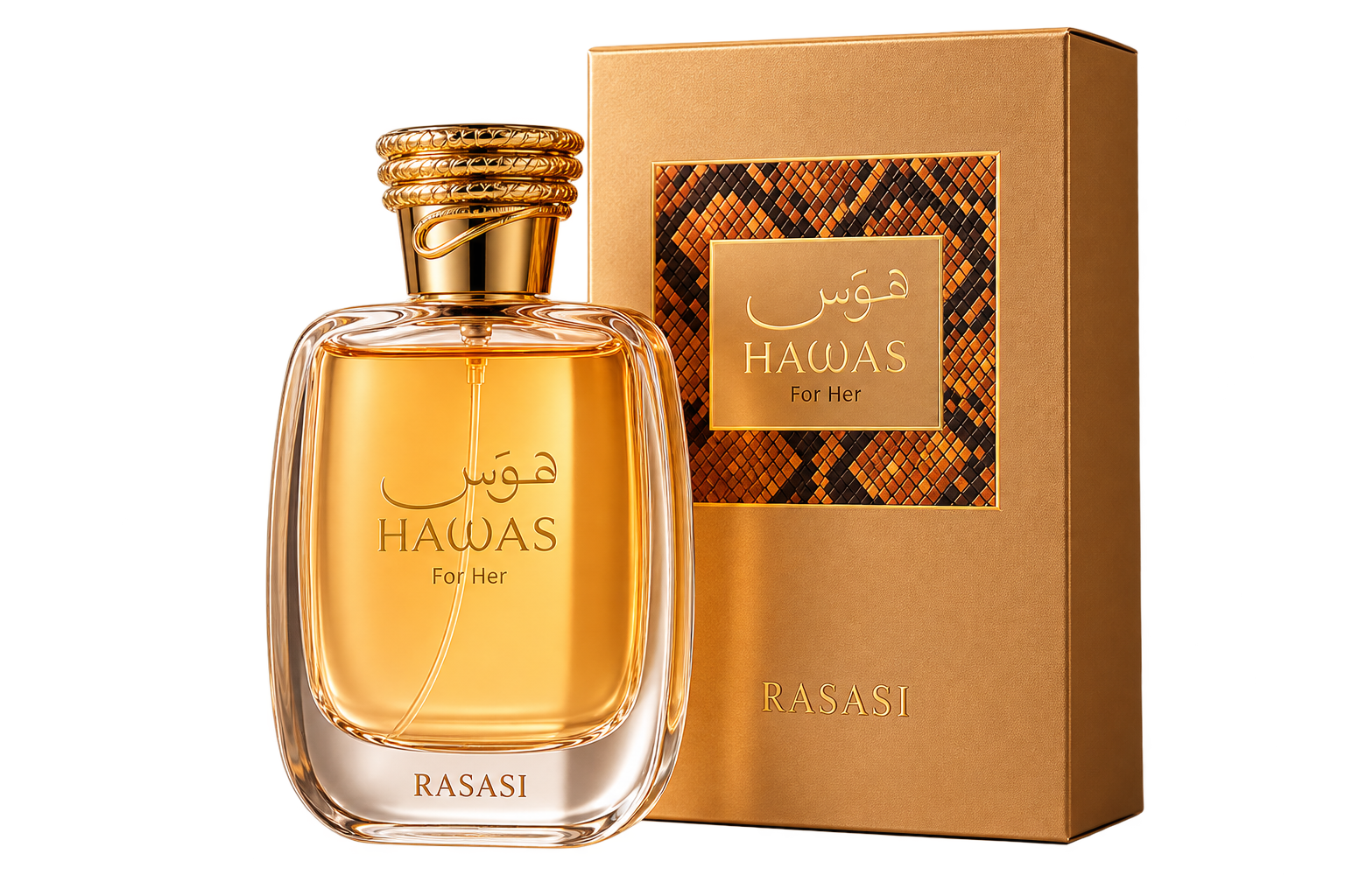 Perfume Hawas For Her sem fundo